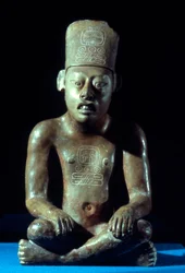 Statuette eines Schreibers, Spätklassische Periode (700-1000 n. Chr.)